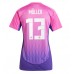 Maillot de foot Allemagne Thomas Muller #13 Extérieur vêtements Femmes Europe 2024 Manches Courtes